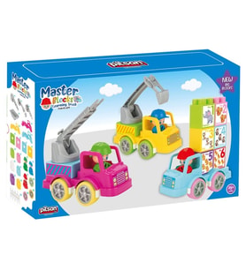 Mey İthalat® 03 609 Master Bloklar Eğitici Kamyon - Oyuncak