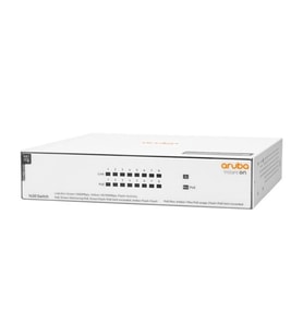 ARUBA 8port Instant On 1430-8 R8R46A Gigabit 64w Full PoE Switch