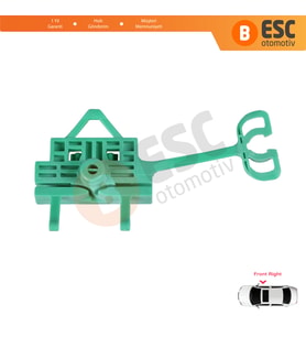 Fiat Linea 323 110 2007-2018 51892560 İçin Elektrikli Ön Sağ Kapı Cam Kriko Tamir Klipsi