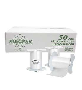 Rulopak Sensörlü Hijyenik Klozet Kapağı Rulosu - 50 Adet