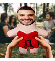 Motto Gift Kişiye Özel Fotoğraflı Esprili Komik Gecelikli Peluş Oyuncak 531026