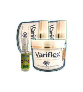 Variflex Varicose Vein Defense Cream 3 Adet 100 ml Varis Giderici Krem + 30 ml Çörek Otu Ağrı Rahatlatıcı Yağ
