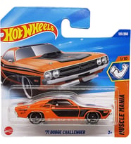 Hot Wheels - ´71 Dodge Challenger - Muscle Mania 1/10 - Hyy79 - Short Card - Turuncu - Mattel 2025-1 (Çok Renkli)