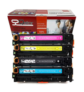 Hp Cb540 541 542 543a Set Muadil Toner Cp1215 Cp1217 Cp1515 Cp1518 Cm1312