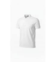 Erkek Polo Yaka Düğmeli Pike Kumaş Tişört Regular Fit Kısa Kol T-Shirt - Beyaz