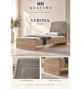 Verona Tek Kişilik Karyola