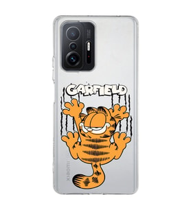 Redmi Mi 11T/Mi 11T Pro Uyumlu Garfield Desenli Şeffaf Telefon Kılıfı