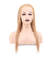 Düz Front Lace Gerçek Tül Peruk - Balköpüğü - 60-65cm