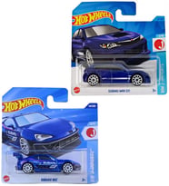 2 Araç Set - Hot Wheels Subaru BRZ & Hot Wheels Subaru WRX Sti (1/64)