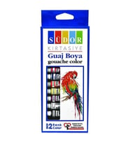 Südor Guaj Boya 12 Renk x 9 ml. Tüp 