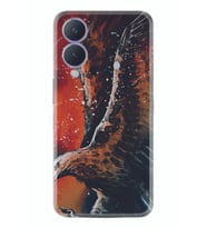 Vivo Y17s Kılıf Silikon Desen Özel Seri Kartal Uçarken 1718