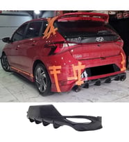 Hyundai i20 Arka Ek Plastik Siyah Difüzör 2019+ Arka-bodykit-ek-karlık