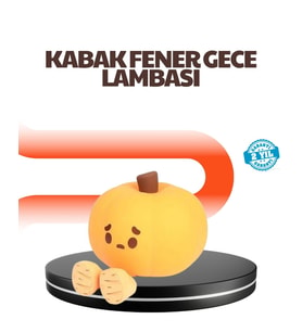 Dekoratif Pumpkin Gece Lambası Şarjlı Dokunmatik LED Işık