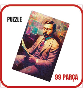 Pazil Bi Kurdî Mir Celadet Bedirxan - Kürtçe Puzzle Yapboz (99 Pare/Parça - A4) (Çok Renkli)