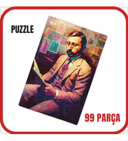 Pazil Bi Kurdî Mir Celadet Bedirxan - Kürtçe Puzzle Yapboz (99 Pare/Parça - A4) (Çok Renkli)