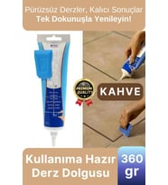 Profesyonel Kolay Kullanıma Hazır Zemin Duvar Onarma Gaga Uçlu Tüp Fayans Arası Derz Dolgu Kahve