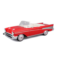 1957 Chevrolet Bel Air Convertible Model Araba 31476 Kırmızı