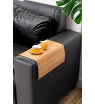 Bambu Koltuk Matı Ahşap Kanepe Koltuk Kenarı Sehpa 45x70