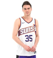 Nike Phoenix Suns Association NBA Basketbol Forması Erkek Baskılı Günlük Tişört Beyaz