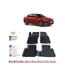 Fiat Egea Sedan 2023 Model 4D Havuzlu Paspas
