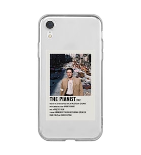Iphone XR Uyumlu The Pianist Tasarımlı Şeffaf Telefon Kılıfı