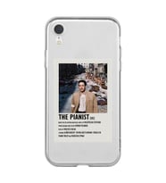 Iphone XR Uyumlu The Pianist Tasarımlı Şeffaf Telefon Kılıfı
