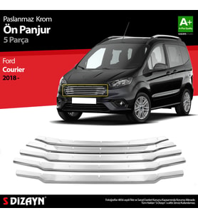 Ford Courier Krom Ön Panjur 5 Prç. 2018-2023