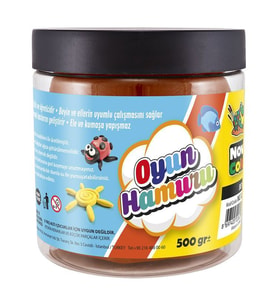 Nova Color Oyun Hamuru Tek Renk Kova 500 gr. Kahverengi 