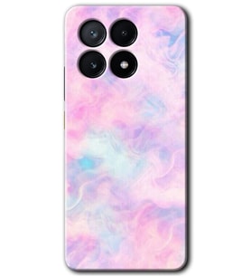 Poco x6 Pro Kılıf HD Desen Baskılı Kılıf - Pembe-Duman