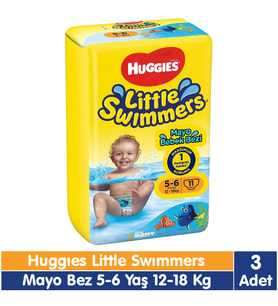 Huggies Little Swimmers Mayo Bebek Bezi 5-6 Yaş 11x3 33 Adet