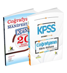 KPSS Coğrafyanın Kara Kutusu-Manifesto Branş Denemesi Çözümlü Soru Bankası ve De