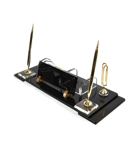 Vip Kristal Füme Set Masa İsimlik (Krem)