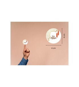 Eid Mubarak Etiketi İyi Bayramlar Çıkartmaları Kurban Bayramı Ramazan 4 Cm (40 ADET)