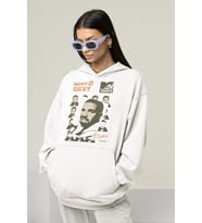 Tasarım Drake Baskılı Unisex Oversize Rapper Hoodie