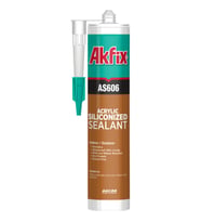 AKFİX SA606 SİLİKONİZE MASTİK 310 ML BEYAZ