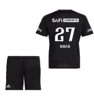 Beşiktaş Forma Rafa silva Siyah Deplasman 2024/2025 Yeni Sezon Çocuk Futbol Forması 4'Lü Set