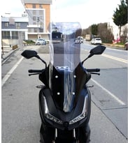 MOTOCAM Skyjet Rivero 125 Ön Cam 2024-2026 Model 78cm Füme Renkli 4mm UZUN