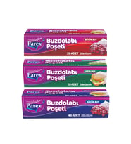 Buzdolabı Poşeti Büyük Orta ve Küçük Boy 3'lü Paket