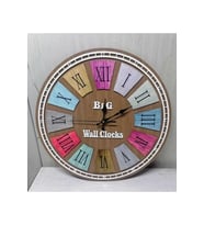 bilge Tasarım RETRO Duvar Saati 40 x 40 CM (Karışık)