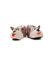 Ayakmod Köpekli Kiremit-Bej Kadın Panduf