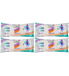 Lüx Hasta Vücut Temizleme Islak Mendil Havlu 50 Yaprak XL (4 Lü Set)
