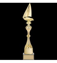 ODAK KUPA - Figürlü Kupalar - Yelken Figürlü Kupalar FG-031 A - 48 cm