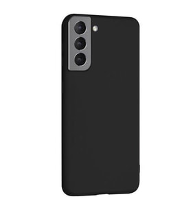 Vendas Samsung S22 Plus Uyumlu Fora Serisi Yumuşak Rubber Silikon Kılıf (Siyah)