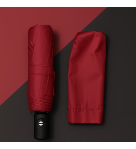 Bordo Kılıflı Otomatik Kompakt Şemsiye