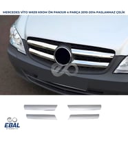 Mercedes Vito W639 Krom Ön Panjur 4 prç. 2010-2014 P. Çelik