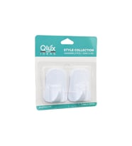 QLUX L-00735 2PCS OPAK BEYAZ PLASTİK ASKI (5343)