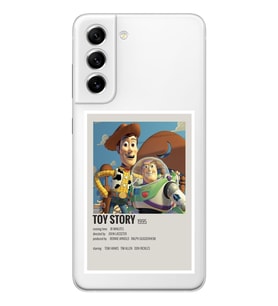 Samsung Galaxy S22 Uyumlu Toy Story Minimalist Poster Desenli Şeffaf Telefon Kılıfı