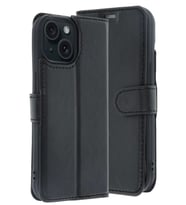 Newface Apple iPhone 15 Trend S Plus Kapaklı Kılıf - Siyah