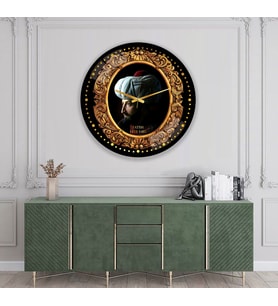Fatih Sultan Mehmet Cam Saat - 60 cm