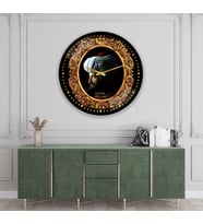 Fatih Sultan Mehmet Cam Saat - 60 cm